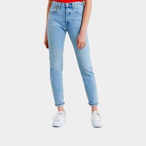 Levi's 501 skinny high rise jeans